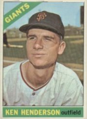 1966 Topps Baseball Cards      039      Ken Henderson